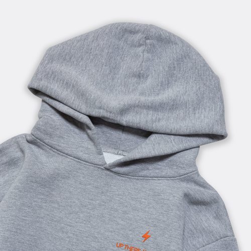 up there athletics the shop run pullover hood heather grey 3